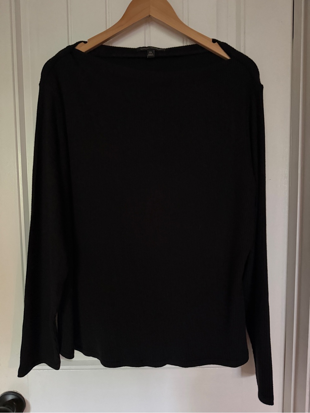 Banana Republic Cowl Neck Black Long-Sleeve Women’s Top